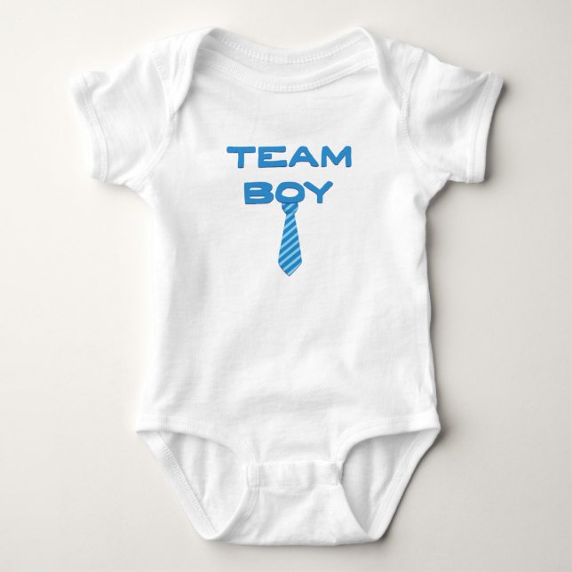 Team Boy Baby Gear Bodysuit (Front)
