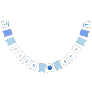 Team Boy Blue with Bouncy Ball Bunting