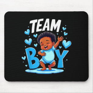 Team Boy Design Gender Reveal New Baby Boy  Mouse Mat