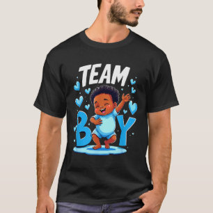 Team Boy Design Gender Reveal New Baby Boy T-Shirt