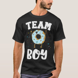 Team Boy Donut Gender Reveal Party Funny and Cute  T-Shirt