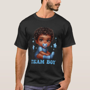 Team Boy Gender Reveal Baby Announcement Party  T-Shirt