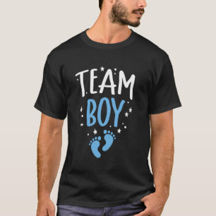 Team Boy Gender Reveal Baby Shower T-Shirt