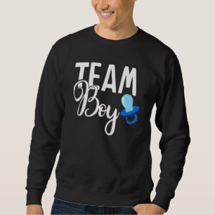 Team Boy Gender Reveal Idea For Mummy And Daddy Sweatshirt
