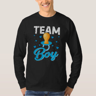 Team Boy Gender Reveal Party Gender Reveal Baby S T-Shirt
