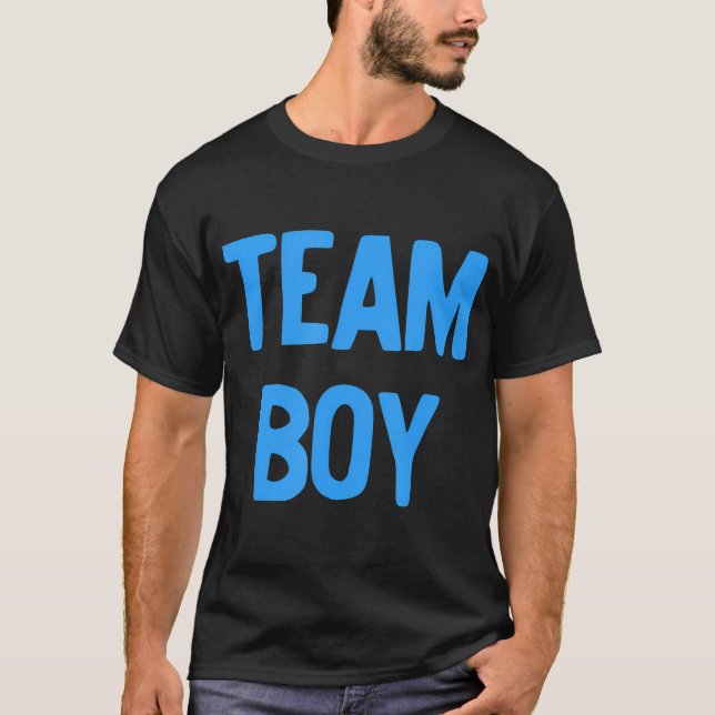 Team Boy Gender Reveal Shirt Team Blue Gender Reve (Front)