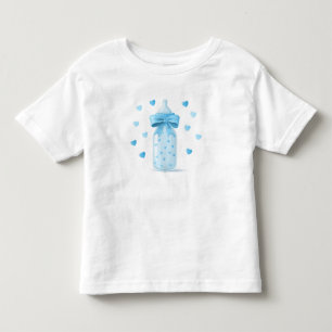 Team Boy Milk Bottle – Fun and Playful Baby Design Toddler T-Shirt
