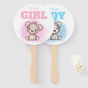 Team Boy or Team Girl Gender Reveal Voting Fan