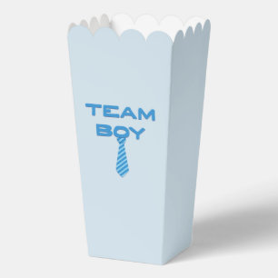Team Boy with Necktie Gender Reveal Favour Box