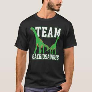 Team Brachiousaurus Dinosaur Future Paleontologist T-Shirt