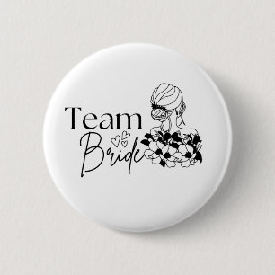 Team Bride 6 Cm Round Badge