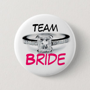 Team Bride 6 Cm Round Badge