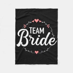 Team Bride Bachelorette Party  Fleece Blanket
