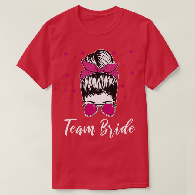 Team Bride Bachelorette Party Premium  T-Shirt (Design Front)