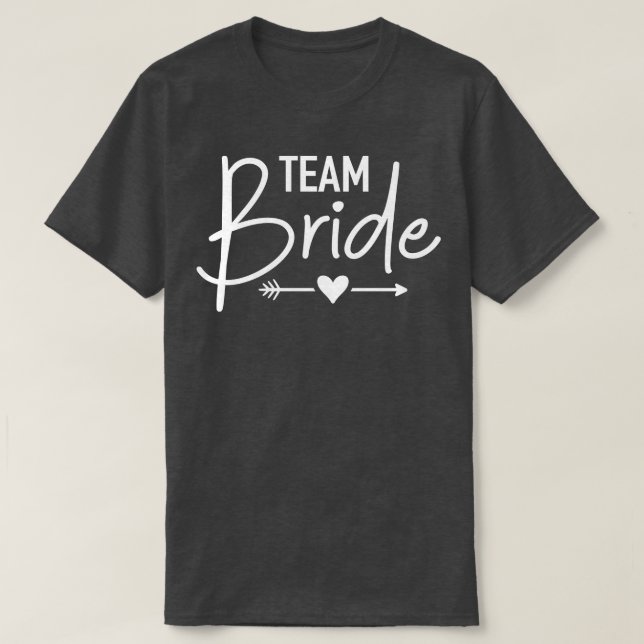 Team Bride bachelorette party T-Shirt (Design Front)