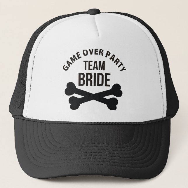 Team Bride - Bachelorette Party Trucker Hat (Front)