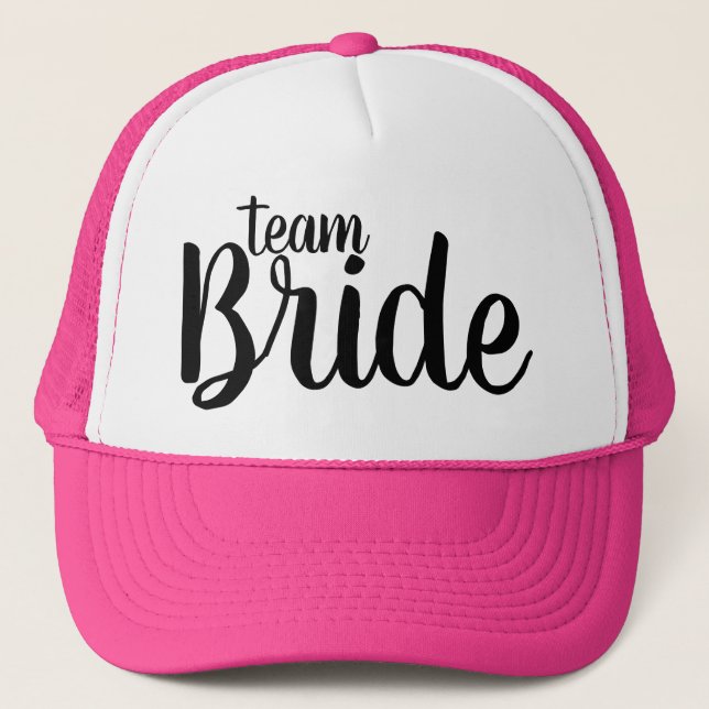 Team Bride Bachelorette Trucker Hat (Front)