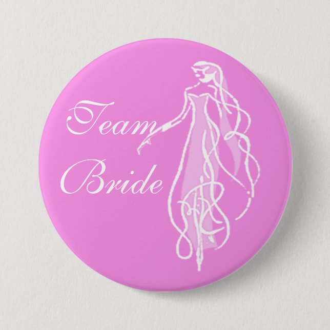 Team Bride Badge Favour (Front)