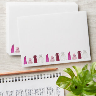 Team Bride Bridal Shower Bachelorette Party Gowns Envelope