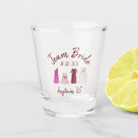 Team Bride Bridal Shower Bachelorette Party Gowns