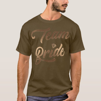 Team Bride Bridal Shower Bachelorette Party Weddin T-Shirt
