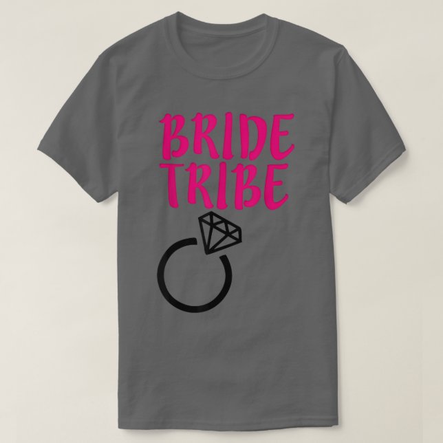 Team Bride  Bride Tee Wedding Party  (Design Front)
