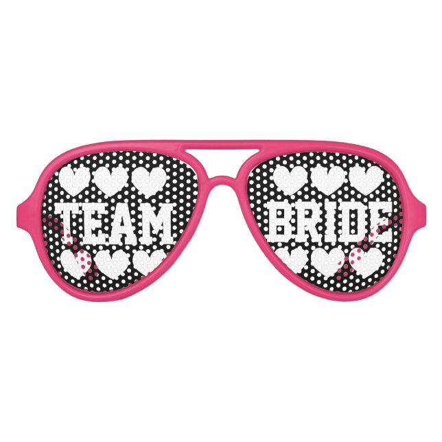 Team bride bridesmaid bachelorette party shades (Front)