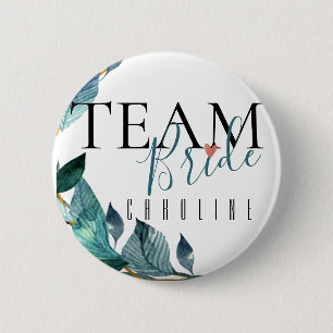 Team Bride   Bridesmaid Name   Wedding Button
