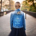 "Team Bride" Bridesmaids Maid of Honour Custom Denim Jacket<br><div class="desc">Bridal party personalised design.</div>