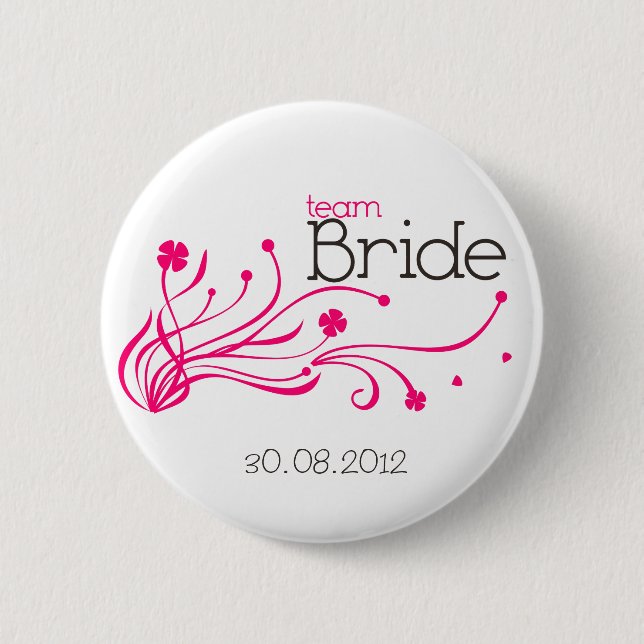Team Bride Button (Front)