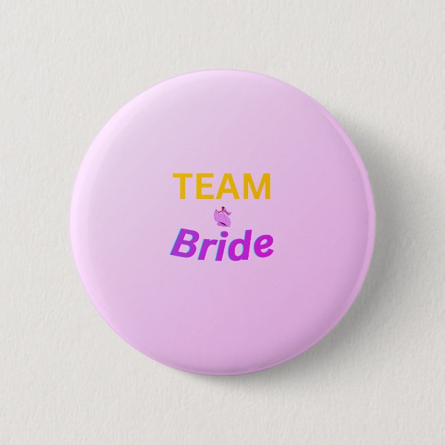 Team Bride button (Front)