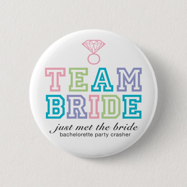 Team Bride Button (Front)