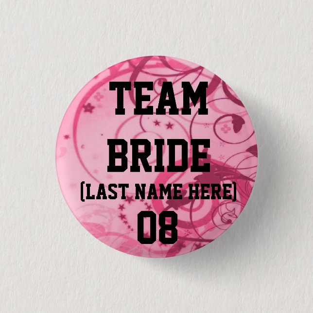 Team Bride Buttons (Front)