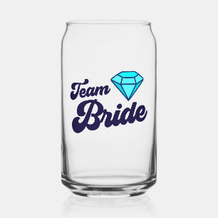 Team Bride Can Glass