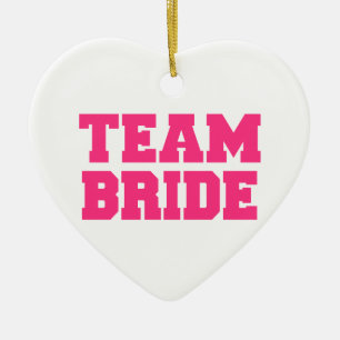 Team Bride Ceramic Tree Decoration