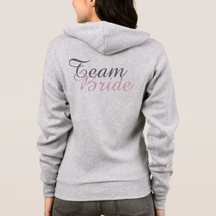 TEAM BRIDE Champagne Wedding Bridesmaid Hoodie