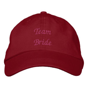 Team Bride  Embroidered Hat