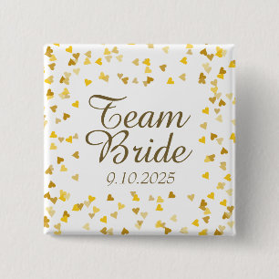 Team Bride / Groom 15 Cm Square Badge