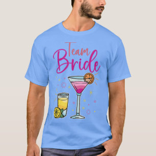 Team Bride Hen Party Jga Cocktail T-Shirt