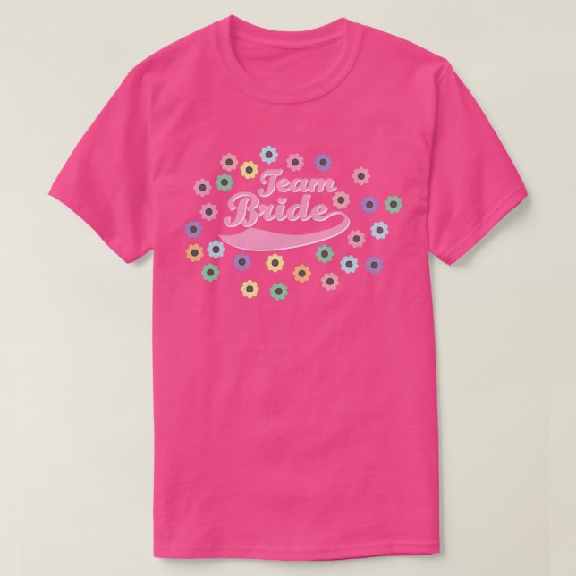Team Bride Jga Hen Night Bride Wedding T-Shirt (Design Front)