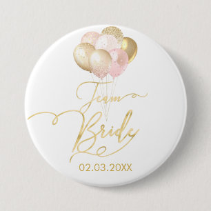 TEAM BRIDE LUFTBALLONS BUTTON