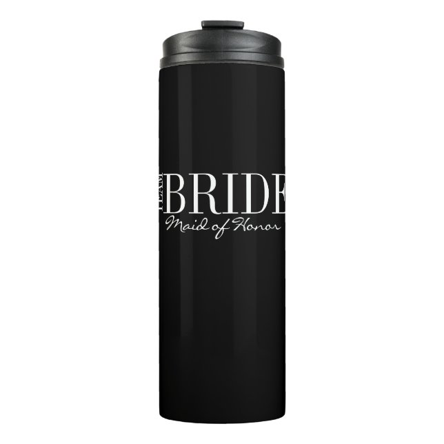 Team Bride Maid of Honour Bridal Party Tumbler (Front)