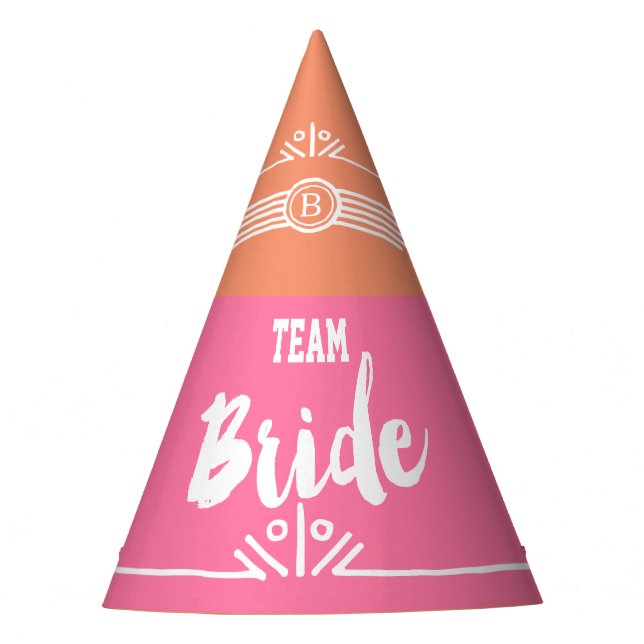 Team Bride party hat (Front)