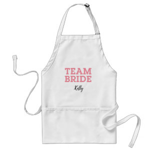 Team Bride Pink Standard Apron