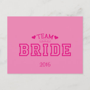 Team Bride Postcard