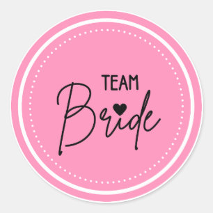 Team Bride Single Fee Sticker