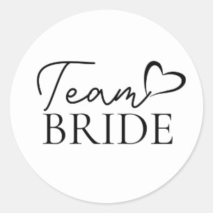 Team Bride Sticker – Fun Bachelorette Party Favour