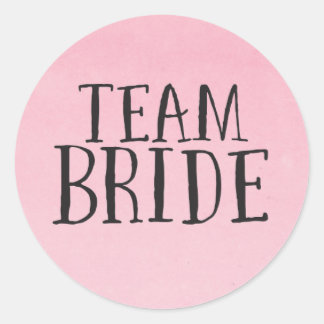 Team Bride Stickers