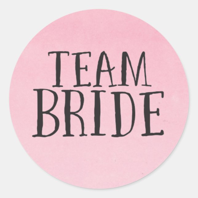 Team Bride Stickers (Front)
