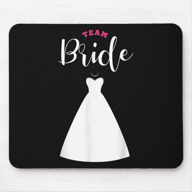 Team Bride Team Groom Bachelor Party Wedding  Mouse Mat (Front)